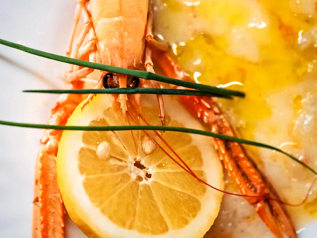 Carpaccio di scampi